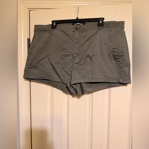 Express Charcoal Shortie Shorts